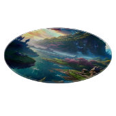 絵のような風景4 カッティングボード (角)