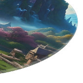 絵のような風景4 カッティングボード (角)