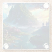 絵のような風景4 ガラスコースター (裏面)