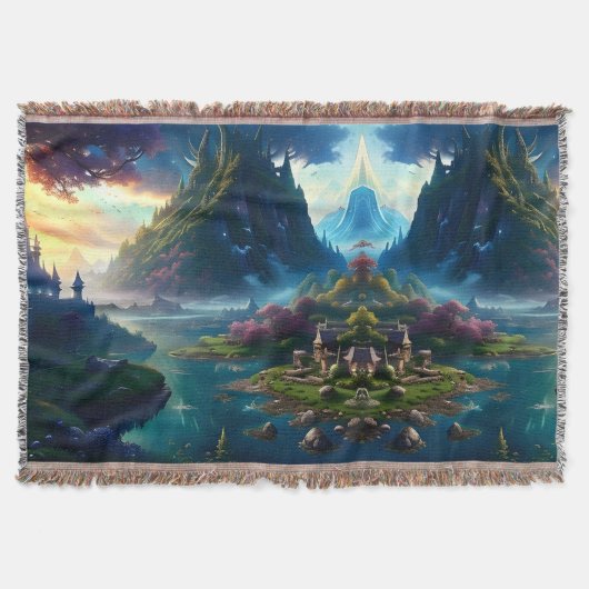 絵のような風景4 スローブランケット (正面)