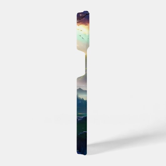 絵のような風景4 iPhoneケース (右側面)