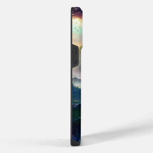 絵のような風景4 iPhoneケース (右側面)