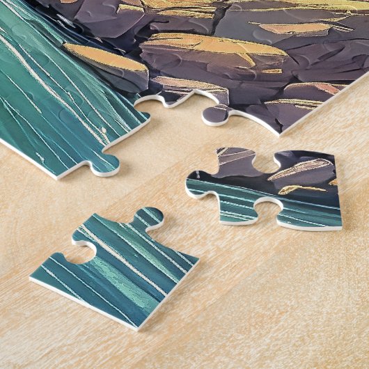 絵のような風景 ジグソーパズル (側面)