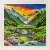 絵のような風景 ジグソーパズル (縦)