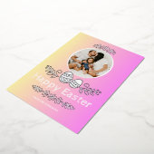 絵のように美しいイースター 箔シーズンカード (回転した状態)