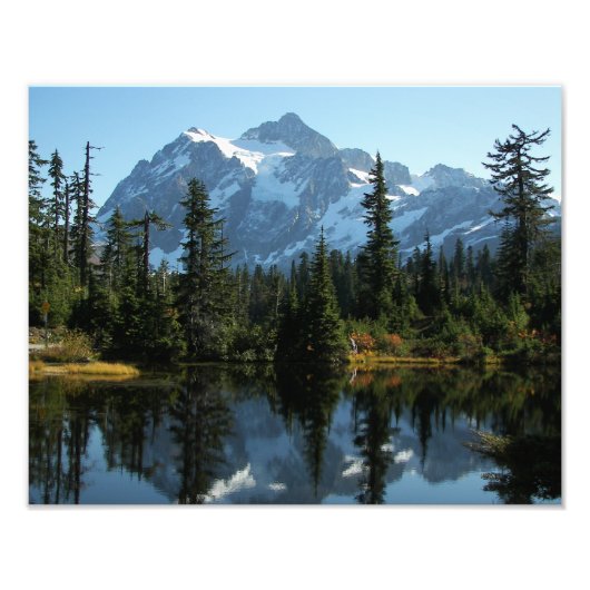 絵のように美しい山シュクサンランドスケープ フォトプリント (正面)