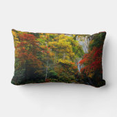 絵のように美しい景色の秋羽衣滝北海道 ランバークッション (裏面)