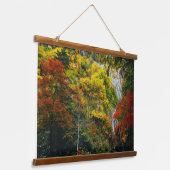 絵のように美しい景色の秋羽衣滝北海道 吊り下げ型タペストリー (傾斜あり)