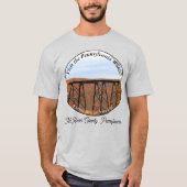 絵のように美しいPAウィルドお土産Kinzua Bridge LT Tシャツ (正面)