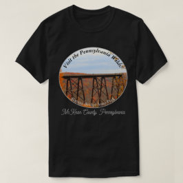 絵のように美しいPAウィルド土産Kinzua Bridge DK Tシャツ