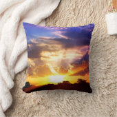 絵のよ素晴らしうな日の出 クッション (ブランケット)