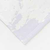 絵の背景にピンクの桜 フリースブランケット (角)