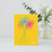 絵はがき:花束 ポストカード (スタンド正面)