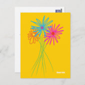 絵はがき:花束 ポストカード (正面/裏面)