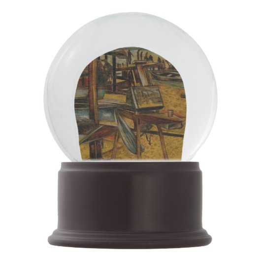 絵はす素晴らしべて1本の筆跡から始まる スノーグローブ (正面)