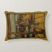 絵は全素晴らして1本の筆跡から始まる アクセントクッション (正面)