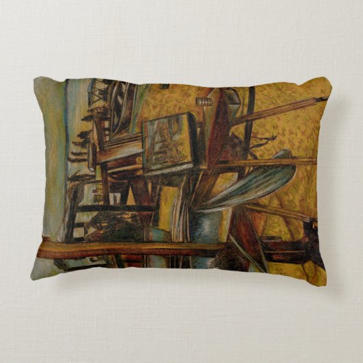 絵は全素晴らして1本の筆跡から始まる アクセントクッション (裏面)