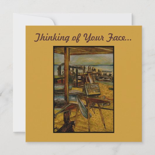 絵は全素晴らして1本の筆跡から始まる カード (正面)