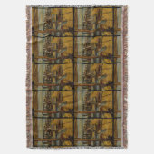 絵は全素晴らして1本の筆跡から始まる スローブランケット (正面縦)