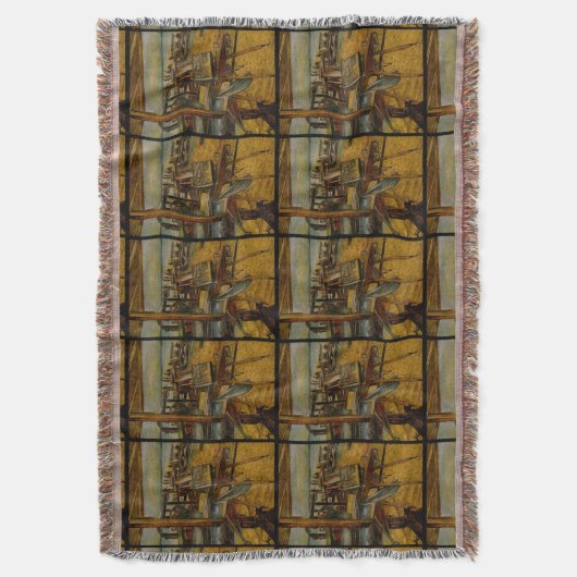 絵は全素晴らして1本の筆跡から始まる スローブランケット (正面縦)