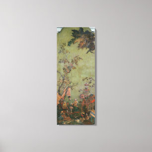 絵を描いた一連のパネルからの火 キャンバスプリント