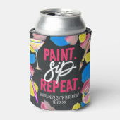 絵を描おとSIP 30th BirthdayパーティーChalkboard 缶クーラー (缶正面)