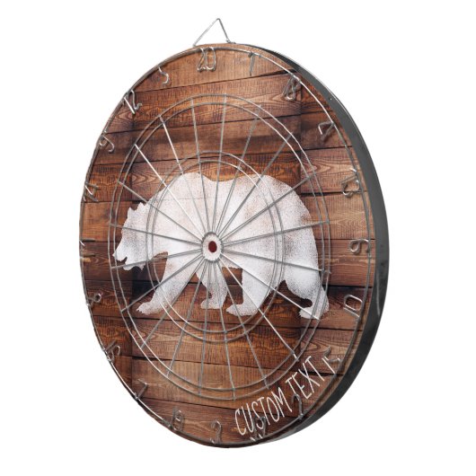 絵を描かれるカスタマイズ可能なスプレーは木製のダート盤に関係します ダーツボード (正面右)