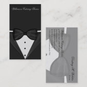 絵を描かれるタキシード 名刺 (正面/裏面)