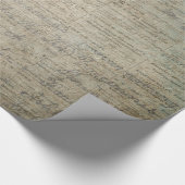 絵を描かれるヴィンテージ新聞 ラッピングペーパー (角)