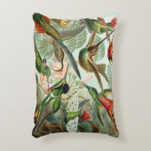 絵を描かれる描かれる12匹のアメリカのぶんぶんいう鳥の品種 アクセントクッション (正面(垂直))