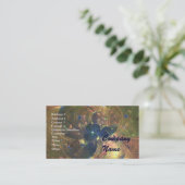 絵を描く宇宙の抽象芸術名刺 名刺 (スタンド正面)