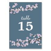 絵を描さくらんぼの結婚花 テーブルナンバー (正面)