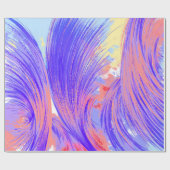 絵を描と羽毛 ラッピングペーパー (フラット)