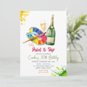 絵を描とSeep大人誕生日 招待状 (スタンド正面)