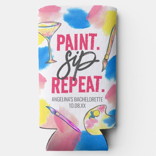 絵を描とSIPバチェロレッテスリム スリム缶クーラー (裏面)