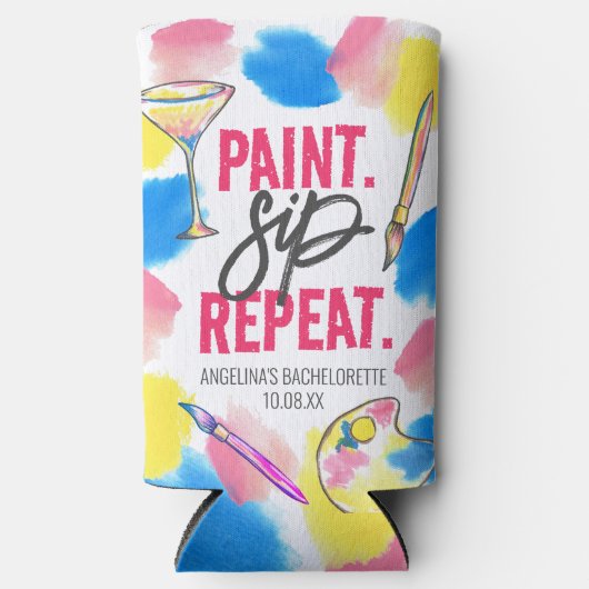 絵を描とSIPバチェロレッテスリム スリム缶クーラー (正面)