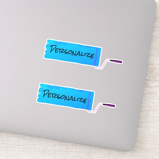 絵を描の絵を描青 シール (詳細)