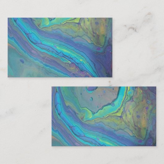 絵を描アート名刺 名刺 (正面/裏面)