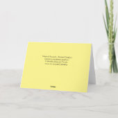 絵を描アートGarden Note Card カード (裏面)