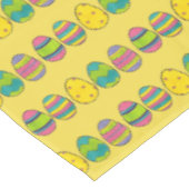 絵を描イースターバスケット卵狩りカラフル卵 テーブルクロス (アングル)