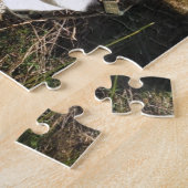 絵を描ウマ食べス女王アンレース花 ジグソーパズル (側面)