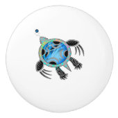 絵を描ウミガメ セラミックノブ (正面)