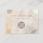絵を描エレガント・ギフト券 割引カード (正面)