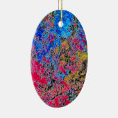 絵を描オーナメント セラミックオーナメント (右)