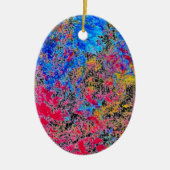 絵を描オーナメント セラミックオーナメント (正面)