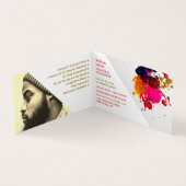 絵を描カラフルスプラッシュ、ペインター&デコレーター写真 名刺 (内部)