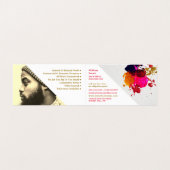 絵を描カラフルスプラッシュ、ペインター&デコレーター写真 名刺 (内部フラット)