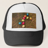 絵を描カラフル卵・イースター卵 キャップ (正面)