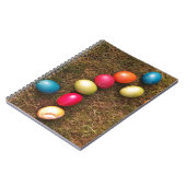 絵を描カラフル卵・イースター卵 ノートブック (左側)