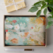 絵を描カラフル花の贈り物 薄葉紙 (ギフト)